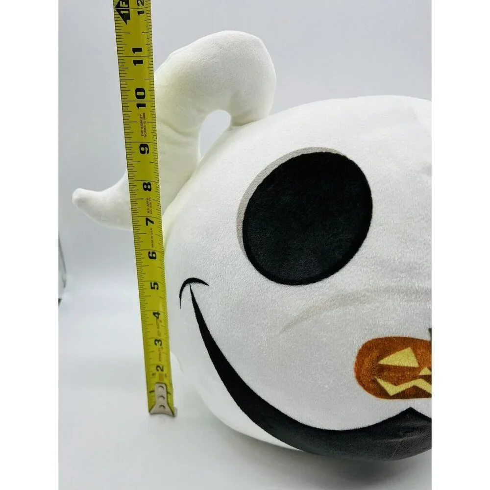 Nightmare Before Christmas Zero Cloud Pillow Plush‎ Pumpkin Nose Tim Burton